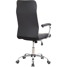 Кресло для руководителя Easy Chair 580 TPU чёрное (экокожа, металл)
