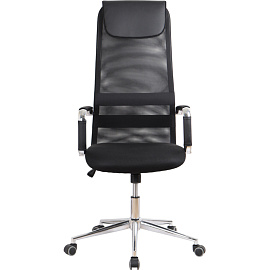 Кресло BN_SH_EChair-565 TW сетка/ткань черный, хром