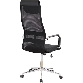 Кресло BN_SH_EChair-565 TW сетка/ткань черный, хром