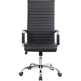 Кресло для руководителя Easy Chair 566 TPU чёрное (экокожа, металл)