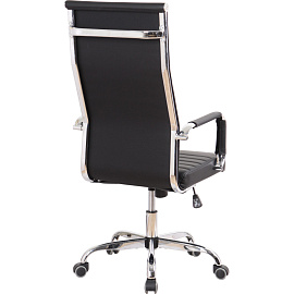 Кресло для руководителя Easy Chair 566 TPU чёрное (экокожа, металл)