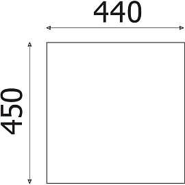 Крышка Арго А-705 к тумбе АТ-05 (бук, 440х450х22 мм) фото Крышка Арго А-705 к тумбе АТ-05 (бук, 440х450х22 мм)