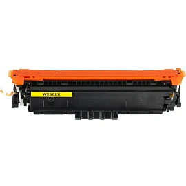 Картридж лазерный Retech W2302X для HP жёлтый совместимый