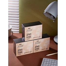 Кофе молотый в дрип-пакетах Деловой Стандарт Decaf, 10грx5шт/уп