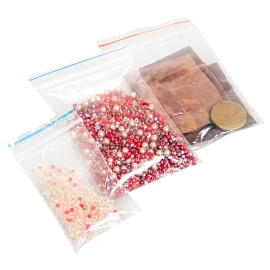 Пакет с замком zip-lock ПВД 10x15 см 32 мкм (100 штук в упаковке)