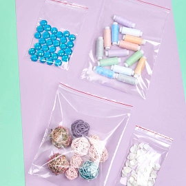 Пакет с замком zip-lock ПВД 18x25 см 35 мкм (100 штук в упаковке)