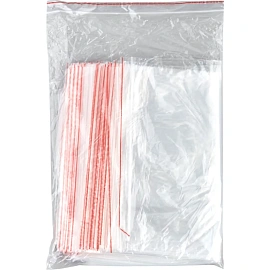 Пакет с замком zip-lock ПВД 25x35 см 35 мкм ПВД (100 штук в упаковке) фото Пакет с замком zip-lock ПВД 25x35 см 35 мкм ПВД (100 штук в упаковке)