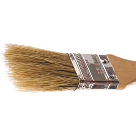 Кисть малярная Вихрь из натуральной щетины 25 мм с деревянной рукояткой (73/3/4/1)