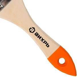 Кисть малярная Вихрь из натуральной щетины 38 мм с деревянной рукояткой (73/3/4/2)