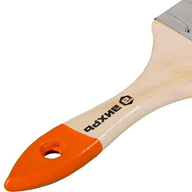 Кисть малярная Вихрь из натуральной щетины 75 мм с деревянной рукояткой (73/3/4/5)