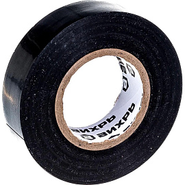 Изолента Вихрь ПВХ 19 мм x 20 м черная