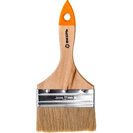 Кисть малярная Вихрь из натуральной щетины 100 мм с деревянной рукояткой (73/3/4/6)