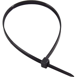 Хомут (стяжка) пластиковый Вихрь 250x4.8 мм черный 100 штук