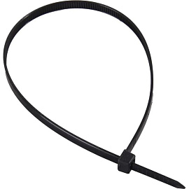 Хомут (стяжка) пластиковый Вихрь 300x4.8 мм черный 100 штук