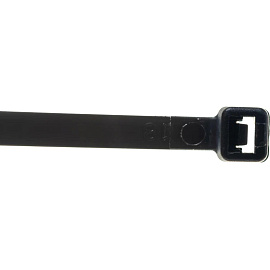 Хомут (стяжка) пластиковый Вихрь 300x4.8 мм черный 100 штук