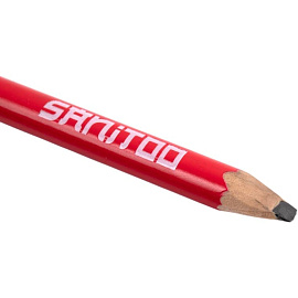 Набор карандашей столярных Sanitoo HB 176 мм незаточенных (10 штук в упаковке)