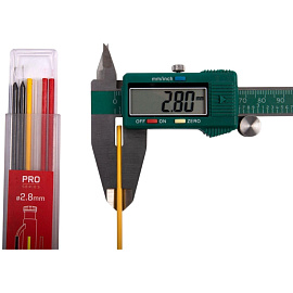 Набор грифелей Sanitoo Pro HB 120 мм графит и воск (6 штук в упаковке)