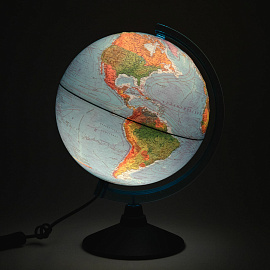 Глобус Globen Классик Евро физико-политический 25 см рельефный с подсветкой