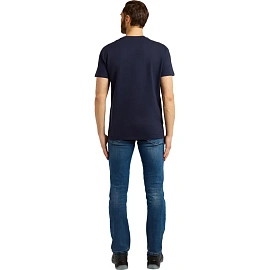 Футболка Imperial 190 синяя короткий рукав 100% хлопок (размер S)