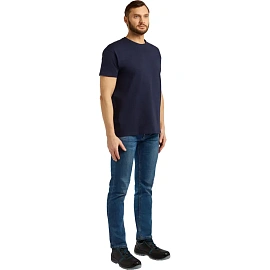 Футболка Imperial 190 синяя короткий рукав 100% хлопок (размер S)