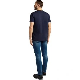 Футболка Imperial 190 синяя короткий рукав 100% хлопок (размер S)