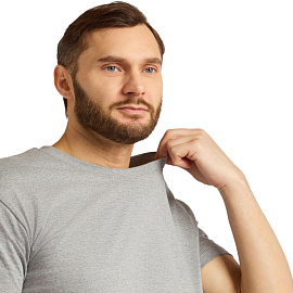 Футболка Imperial 190 серая короткий рукав 100% хлопок (размер XL)