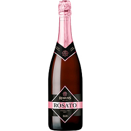 Шампанское безалкогольное Rimuss Rosato сухое розовое 0.75 мл