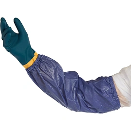 Нарукавники ПВХ для защиты от кислот и щелочей TOPFORT Профхим длина 46 см (2 штуки/ 1 пара в упаковке)