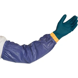 Нарукавники ПВХ для защиты от кислот и щелочей TOPFORT Профхим длина 46 см (2 штуки/ 1 пара в упаковке)