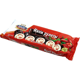Мини-рулеты Мастер десерта Клубника 175 г