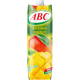 Нектар АВС яблочно-манговый с мякотью 1 л