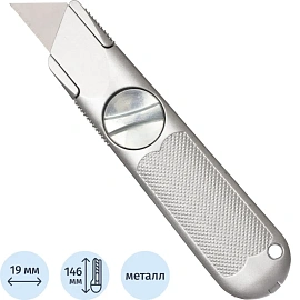 Нож утилитарный TOPFORT 19 мм оцинкованный