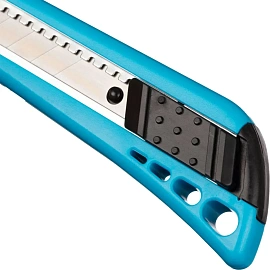 Нож универсальный TOPFORT усиленный с фиксатором 18 мм синий (SX770N)