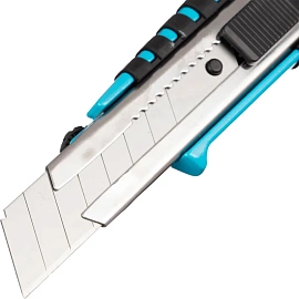 Нож универсальный TOPFORT 22 мм алюминиевый мет направл