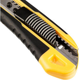 Нож универсальный Комус 9 мм пластиковый со вставками мет направл