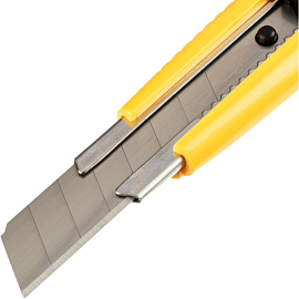 Нож универсальный Комус 18 мм пластиковый мет направл