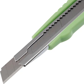 Нож универсальный Attache 9 мм пластиковый мет направл. зелён
