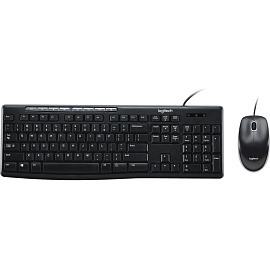 Комплект проводной клавиатура и мышь Logitech MK200 (3223972)