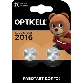 Батарейка CR2016 Opticell Specialty (2 штуки в упаковке)