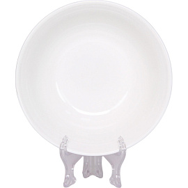 Салатник фарфоровый Киргизский фарфор Белье 14.5 см 400 мл белый (24 штуки в упаковке)