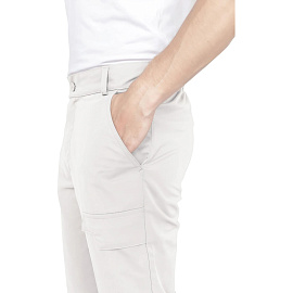 Брюки медицинские мужские белые (размер 52, рост 170-176)