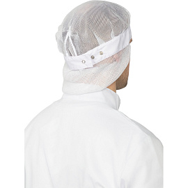 Шапочка белая универсального размера фото Шапочка белая универсального размера