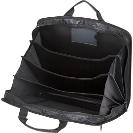 Папка-портфель пластиковая Комус А4+ хаки (37.5х28 см, 5 отделений)