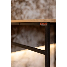 Стол компьютерный Комус Мебель Онега 5 (дуб вотан, 1100х600х765 мм)