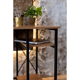 Стол компьютерный Комус Мебель Онега 5 (дуб вотан, 1100х600х765 мм)