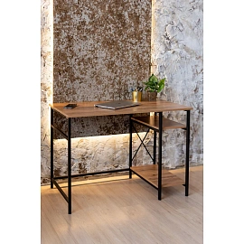 Стол компьютерный Комус Мебель Онега 5 (дуб вотан, 1100х600х765 мм)