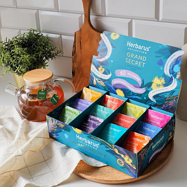 Чай ассорти Herbarus Grand Secret 60 пакетиков