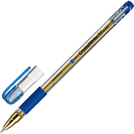 Ручка шариковая неавтоматическая Bruno Visconti Crystal Write синяя (толщина линии 0.36 мм)