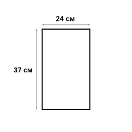 Пакет фасовочный 24х37 см ПНД 10 мкм прозрачный (1000 штук в упаковке)