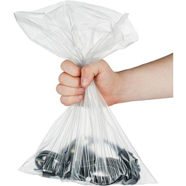 Пакет фасовочный 24х37 см ПНД 10 мкм прозрачный (1000 штук в упаковке)